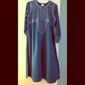 Women’s Blue Three Piece Salwar Kameez.